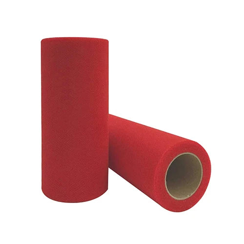 25-Yard Tulle Fabric Roll – 15cm Organza Ribbon for Weddings, Baby Showers, Crafts & Party Decorations