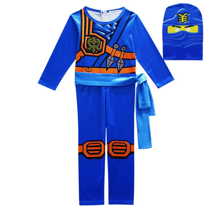 Ninja Cosplay Costume – Anime Carnival Outfit for Boys (Ages 4–10), Fantasy Dress-Up Suit for Halloween & Party