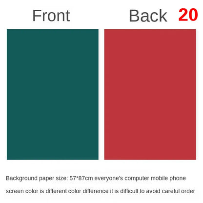 Tablero de fondo fotográfico de doble cara 57 × 87 cm – Fondo de color liso para fotografía de producto y recién nacido