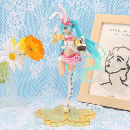 Hatsune Miku Anime Figure – Virtual Singer Manga Statue Figurine Model Toy for Desk Decoration, Cake Topper & Gift