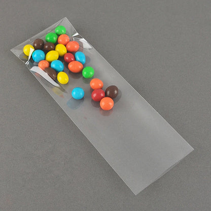 LBSISI Life Transparent Candy Bags – Clear Plastic Gift Bags with Wire Tie for Cookies, Bread, Chocolate, Snacks & Party Packaging