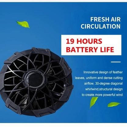 Men's USB Cooling Vest – Rechargeable Fan Jacket for Outdoor Work, Sports, Hiking & Summer Heat Protection