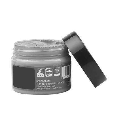 Leather Repair Kit for Car Seats & Furniture – Liquid Leather Recoloring Balm for Scratches, Cracks, Tears & Restoration