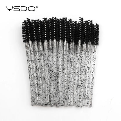 5/50 brosses à cils – Brosses à mascara jetables, outils d'extension de faux cils, brosses applicateurs de type goupillon pour le maquillage, la beauté et les cosmétiques