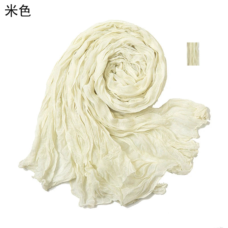 Cotton Gauze Table Runner – Rustic Dining Table Decoration for Weddings, Christmas, Parties & Holiday Home Decor