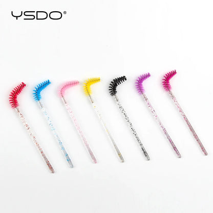 5/50 brosses à cils – Brosses à mascara jetables, outils d'extension de faux cils, brosses applicateurs de type goupillon pour le maquillage, la beauté et les cosmétiques
