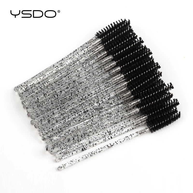 5/50 brosses à cils – Brosses à mascara jetables, outils d'extension de faux cils, brosses applicateurs de type goupillon pour le maquillage, la beauté et les cosmétiques