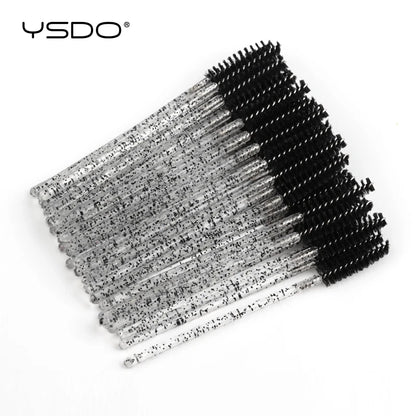 5/50 brosses à cils – Brosses à mascara jetables, outils d'extension de faux cils, brosses applicateurs de type goupillon pour le maquillage, la beauté et les cosmétiques