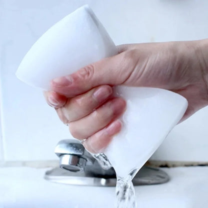 Éponge nettoyante en mélamine – Gomme magique en mousse pour le nettoyage de la cuisine, de la salle de bain et du bureau, tampon récurant polyvalent anti-taches 100 × 60 × 15 mm, 100 pièces