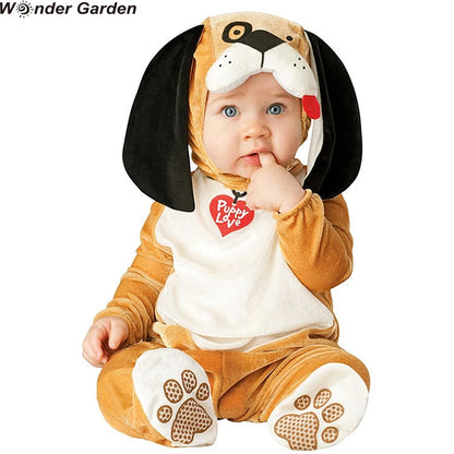 Wonder Garden Baby Animal Costume for Boys and Girls, Cute Cosplay Dress-Up Outfit for Christmas, Halloween, Purim, Birthday Parties and Holidays