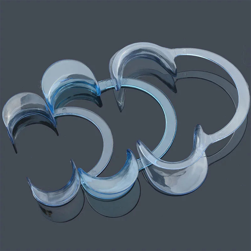 Juego de 5 retractores dentales en forma de C – Abrebocas para blanqueamiento dental, ortodoncia y cuidado bucal