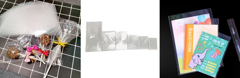 LBSISI Life Transparent Candy Bags – Clear Plastic Gift Bags with Wire Tie for Cookies, Bread, Chocolate, Snacks & Party Packaging