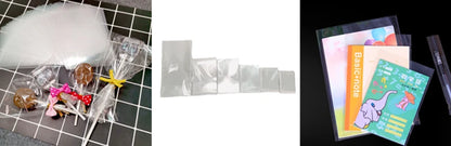 LBSISI Life Transparent Candy Bags – Clear Plastic Gift Bags with Wire Tie for Cookies, Bread, Chocolate, Snacks & Party Packaging