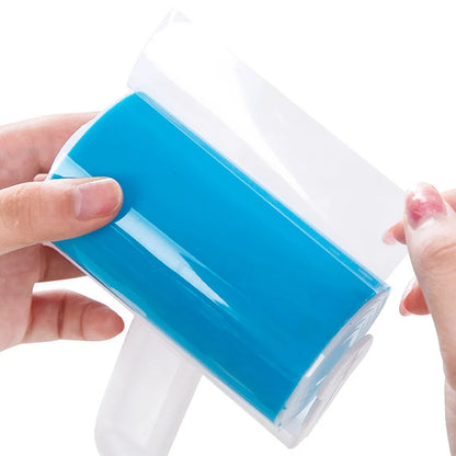 Reusable Pet Hair Remover Roller – Washable Sticky Lint Roller for Clothes, Furniture, Carpet & Sofa