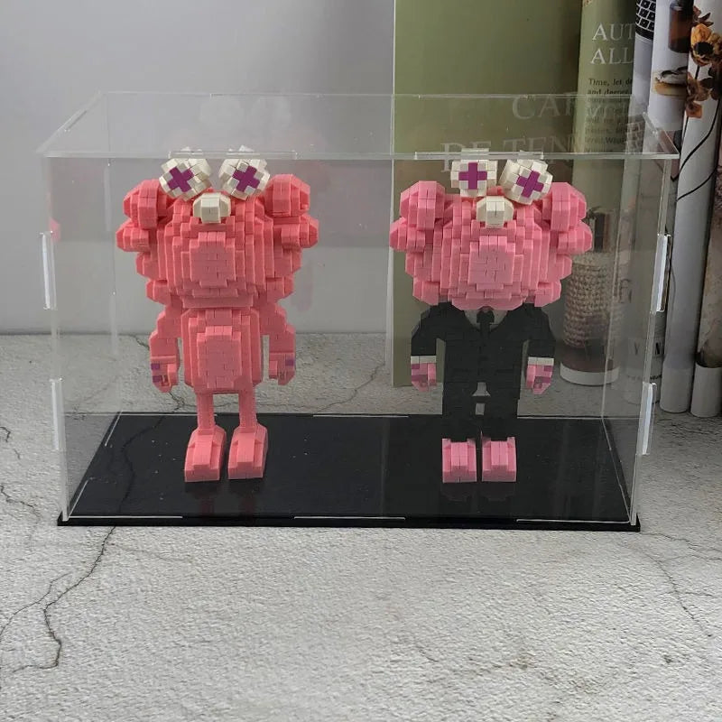 Estuche de exhibición de acrílico transparente para coleccionables - Vitrina protectora a prueba de polvo para figuras de acción y juguetes