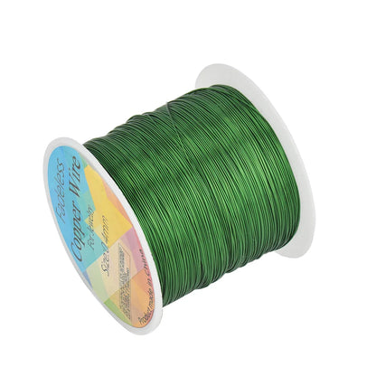 Alambre de Cobre para Joyería Resistente al Deslustre (0.3mm, 0.4mm y 0.5mm) – Alambre para Cuentas de Manualidades para Fabricación de Joyas y Artesanías DIY