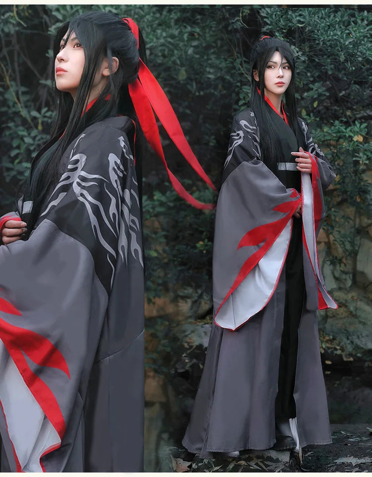 Wei Wuxian Inspired Cosplay Costume – Grandmaster of Demonic Cultivation Anime Roleplay Outfit for Men