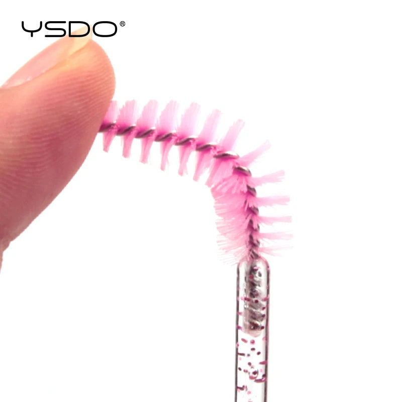 5/50 brosses à cils – Brosses à mascara jetables, outils d'extension de faux cils, brosses applicateurs de type goupillon pour le maquillage, la beauté et les cosmétiques