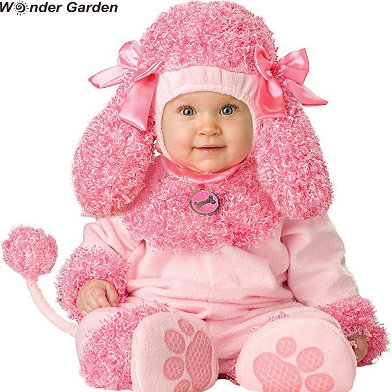 Wonder Garden Baby Animal Costume for Boys and Girls, Cute Cosplay Dress-Up Outfit for Christmas, Halloween, Purim, Birthday Parties and Holidays