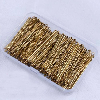 Juego de horquillas metálicas de 150 piezas para mujer – Pasadores y horquillas de peinado para bodas, peinados rizados y ondulados