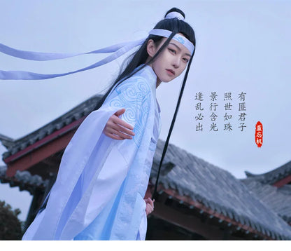 Wei Wuxian Inspired Cosplay Costume – Grandmaster of Demonic Cultivation Anime Roleplay Outfit for Men