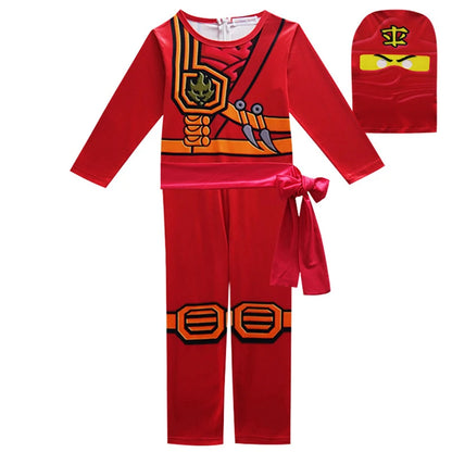 Ninja Cosplay Costume – Anime Carnival Outfit for Boys (Ages 4–10), Fantasy Dress-Up Suit for Halloween & Party