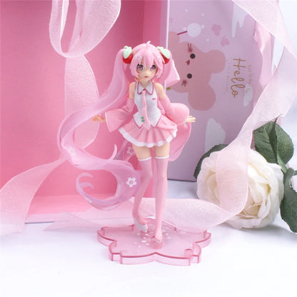 Hatsune Miku Anime Figure – Virtual Singer Manga Statue Figurine Model Toy for Desk Decoration, Cake Topper & Gift