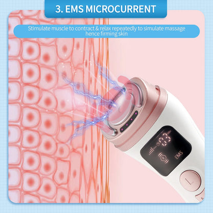 Mini HIFU Facial Lifting Device – Ultrasonic RF EMS Skin Tightening & Anti-Wrinkle Massager for Home Use