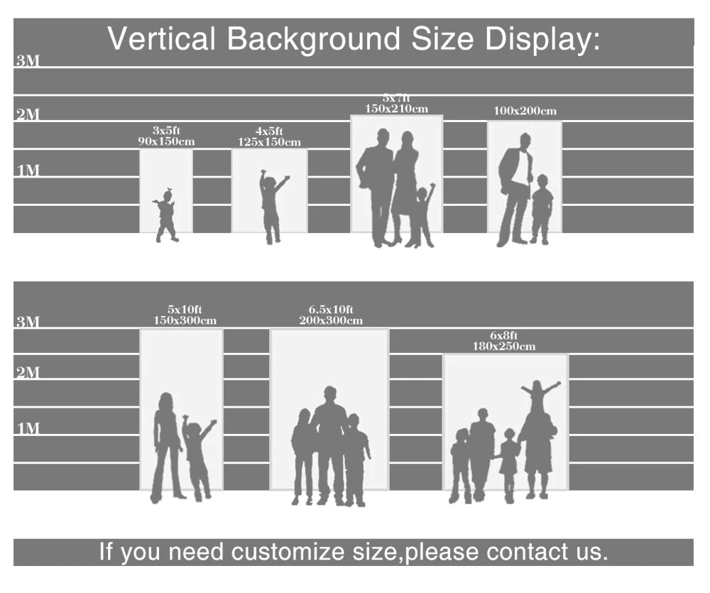Toile de fond photo personnalisée – Arrière-plan personnalisé imprimé à partir de votre photo, logo ou œuvre d'art