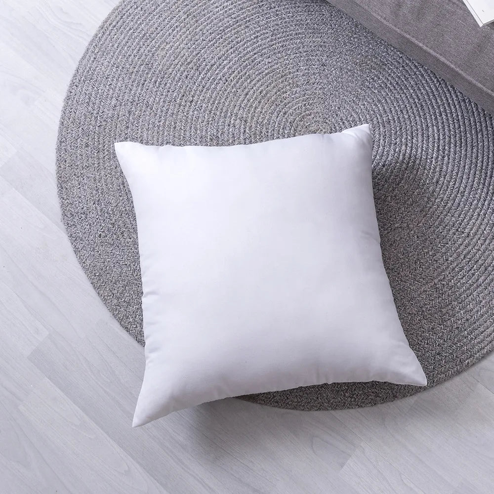 Relleno prémium blanco para cojín decorativo - Suave relleno con efecto rebote para sofá, cama, silla y coche (varios tamaños)