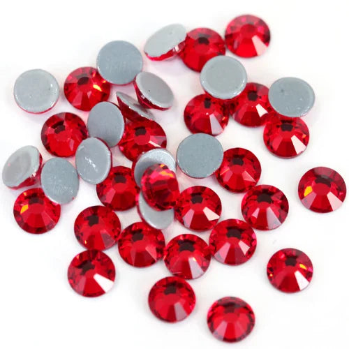 Set de diamantes de imitación de fijación en caliente de 1440 piezas – Piedras de cristal brillante de base plana para decoración de uñas, ropa y manualidades