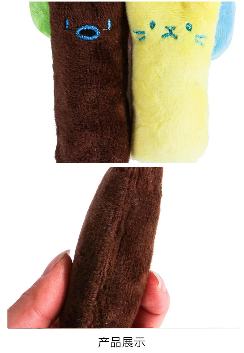 Jouet en peluche à la cataire – Jouet interactif pour nettoyer les dents et à mordre pour chats et chatons