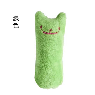 Jouet en peluche à la cataire – Jouet interactif pour nettoyer les dents et à mordre pour chats et chatons