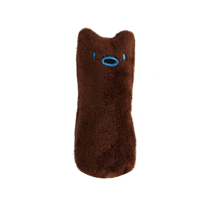 Jouet en peluche à la cataire – Jouet interactif pour nettoyer les dents et à mordre pour chats et chatons