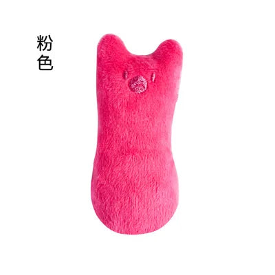 Jouet en peluche à la cataire – Jouet interactif pour nettoyer les dents et à mordre pour chats et chatons