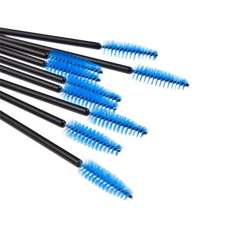 5/50 brosses à cils – Brosses à mascara jetables, outils d'extension de faux cils, brosses applicateurs de type goupillon pour le maquillage, la beauté et les cosmétiques