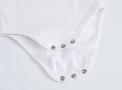 Kavkas Ropa de algodón para bebés – Juego de mamelucos de manga corta de 3 o 5 piezas para recién nacidos, para niños y niñas, mamelucos blancos sólidos de 0 a 24 meses, ropa suave de uso diario para bebés