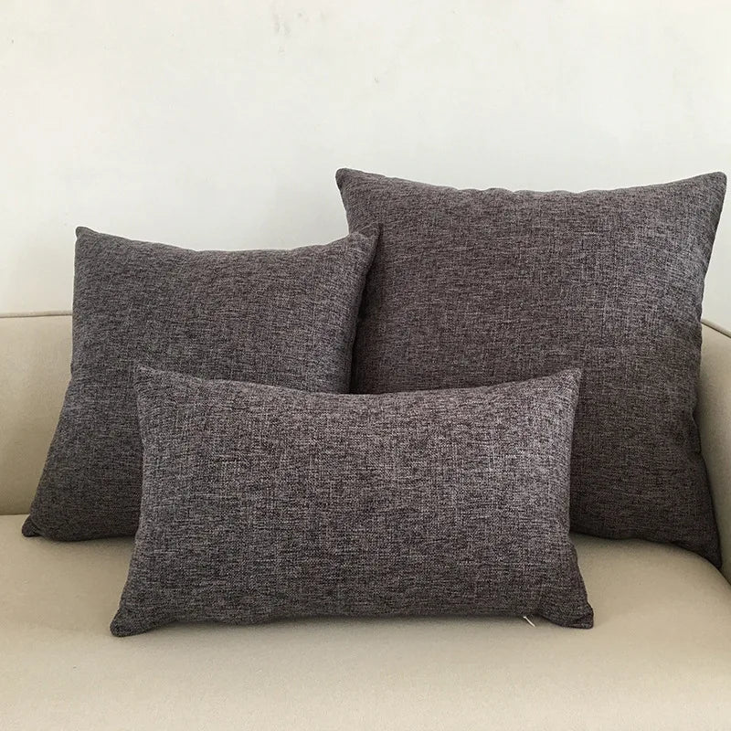 Sofa Cushion Cover – Decorative Throw Pillow Case for Home & Hotel, Removable Cushion Cover in Multiple Sizes 30x50/40x40/45x45/40x60/50x50/55x55/60x60cm