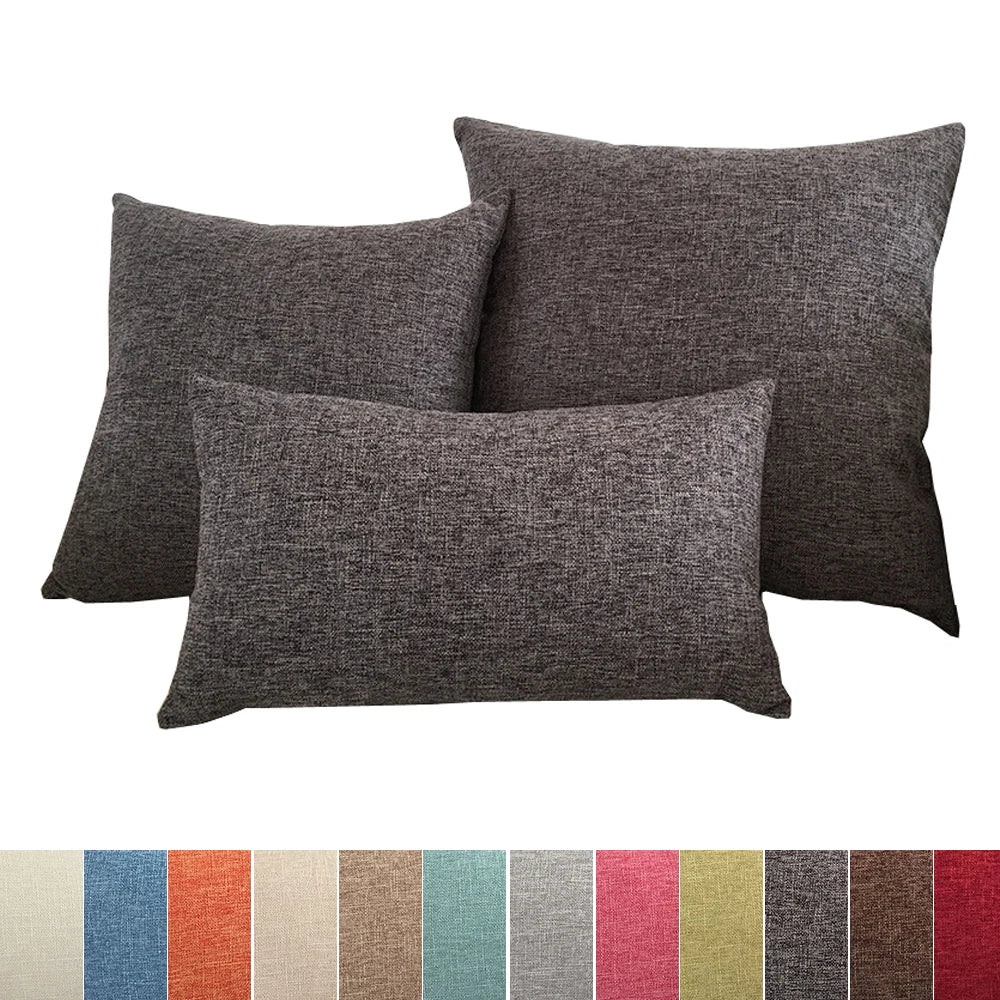 Sofa Cushion Cover – Decorative Throw Pillow Case for Home & Hotel, Removable Cushion Cover in Multiple Sizes 30x50/40x40/45x45/40x60/50x50/55x55/60x60cm