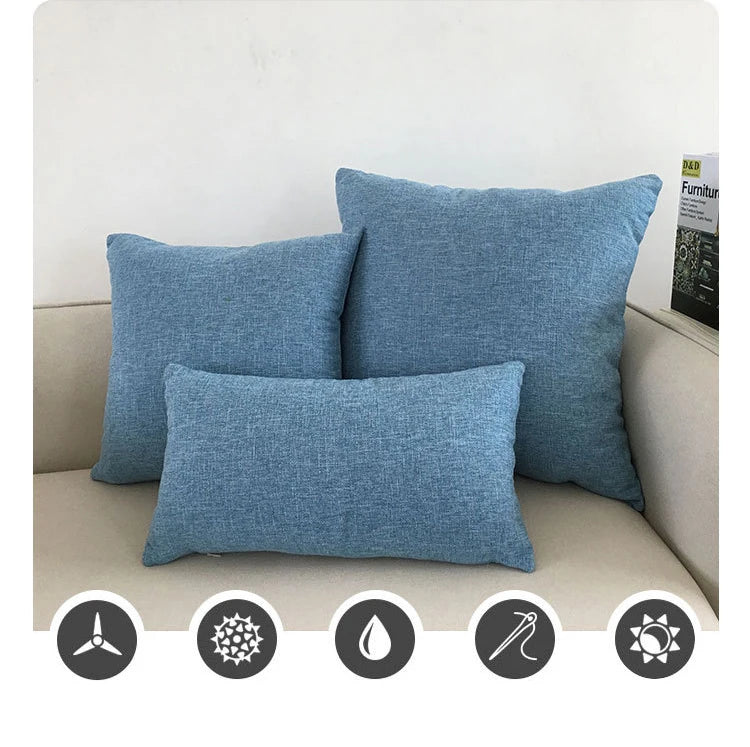 Sofa Cushion Cover – Decorative Throw Pillow Case for Home & Hotel, Removable Cushion Cover in Multiple Sizes 30x50/40x40/45x45/40x60/50x50/55x55/60x60cm