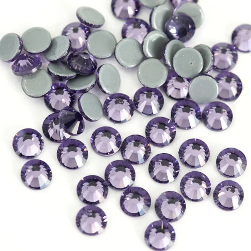 Set de diamantes de imitación de fijación en caliente de 1440 piezas – Piedras de cristal brillante de base plana para decoración de uñas, ropa y manualidades