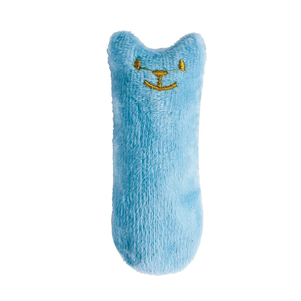 Jouet en peluche à la cataire – Jouet interactif pour nettoyer les dents et à mordre pour chats et chatons