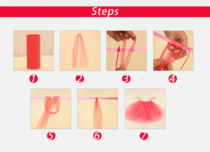 25-Yard Tulle Fabric Roll – 15cm Organza Ribbon for Weddings, Baby Showers, Crafts & Party Decorations