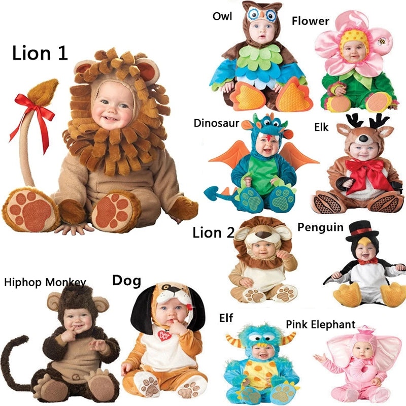 Wonder Garden Baby Animal Costume for Boys and Girls, Cute Cosplay Dress-Up Outfit for Christmas, Halloween, Purim, Birthday Parties and Holidays