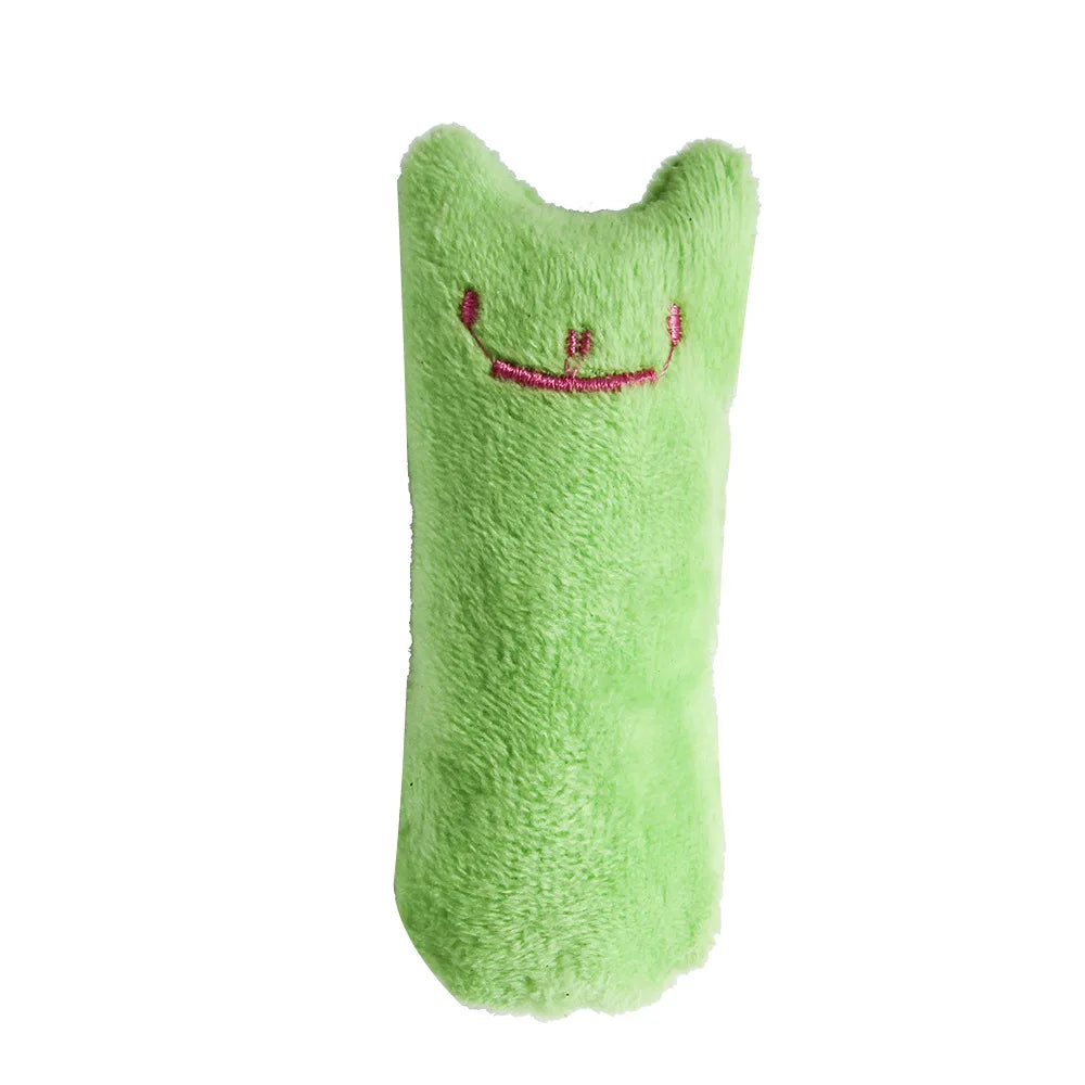 Jouet en peluche à la cataire – Jouet interactif pour nettoyer les dents et à mordre pour chats et chatons