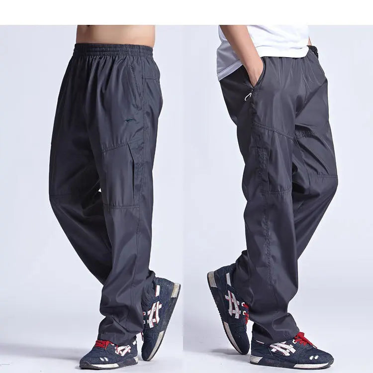 Men's Quick-Dry Outdoor Jogger Pants – Lightweight Casual Exercise, Hiking & Work Trousers for Everyday Wear