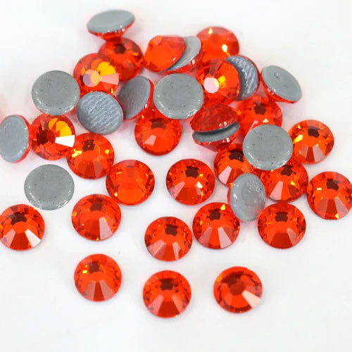 Set de diamantes de imitación de fijación en caliente de 1440 piezas – Piedras de cristal brillante de base plana para decoración de uñas, ropa y manualidades
