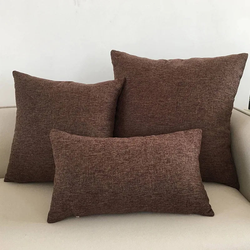 Sofa Cushion Cover – Decorative Throw Pillow Case for Home & Hotel, Removable Cushion Cover in Multiple Sizes 30x50/40x40/45x45/40x60/50x50/55x55/60x60cm