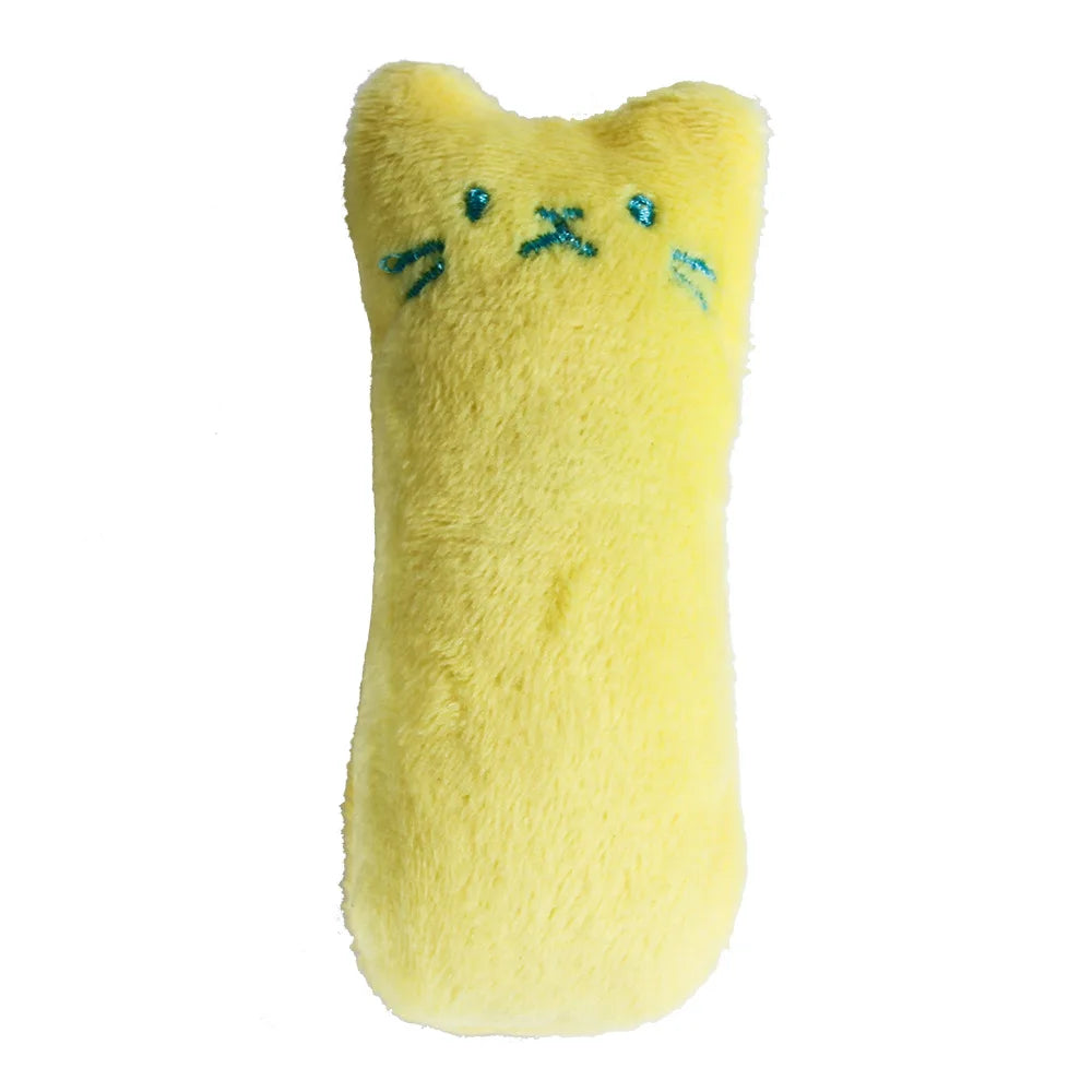 Jouet en peluche à la cataire – Jouet interactif pour nettoyer les dents et à mordre pour chats et chatons