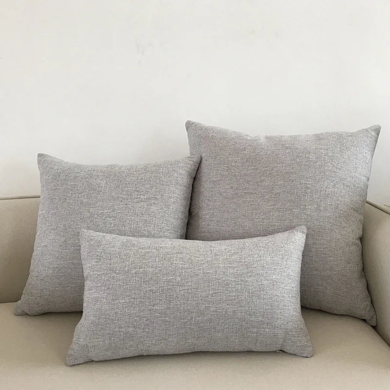 Sofa Cushion Cover – Decorative Throw Pillow Case for Home & Hotel, Removable Cushion Cover in Multiple Sizes 30x50/40x40/45x45/40x60/50x50/55x55/60x60cm